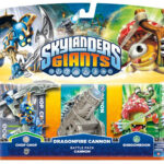 Set di 3 Personaggi Skylanders Giants - Battle Pack Cannon
