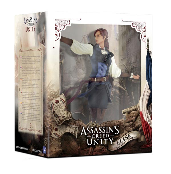 elise_ass_unity_action_figure3_7.jpg Elise The Fiery Templar - Statua Assassins Creed 5 Unity (Action Figure) - immagine 1