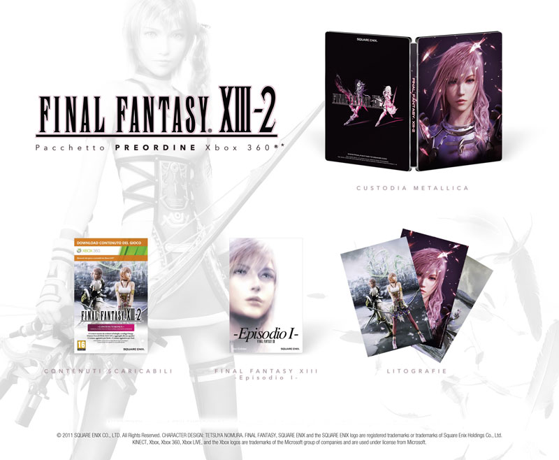 final_fantasy_xiii-2_pre_order_xbox360_7.jpg Final Fantasy XIII-2 - Special Preorder Edition + Bonus Pack (Xbox 360) - immagine 1