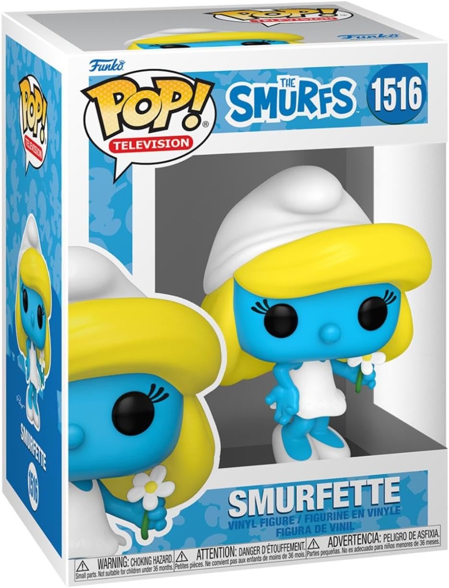 funko-1516-puffi.jpg Funko Pop! Television The Smurfs I Puffi - Smurfette 1516 - Puffetta Vinyl Figure - immagine 1