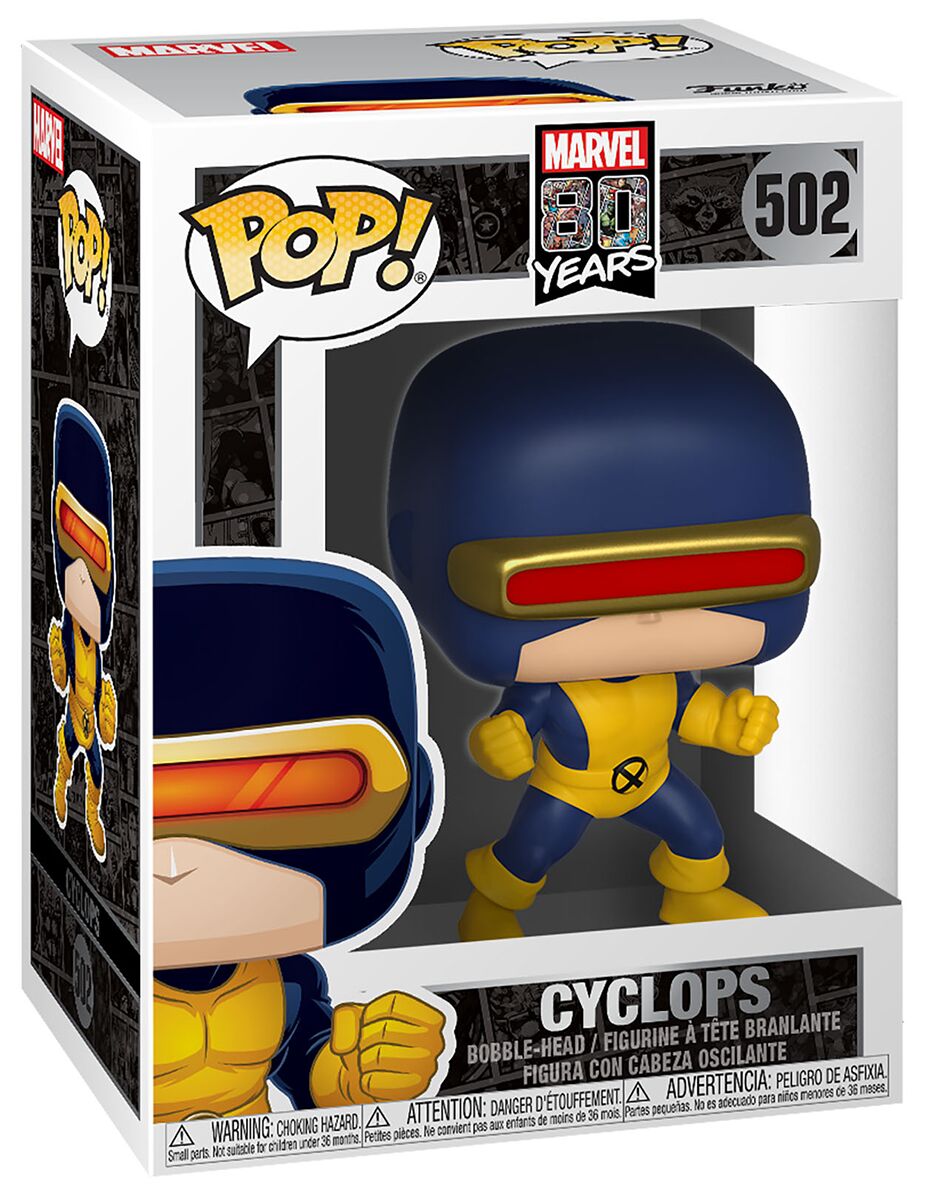 funko-cyclops-502_7.jpg Funko Pop! Marvel 80 Years - Cyclops - 502 Bobble Head - immagine 1
