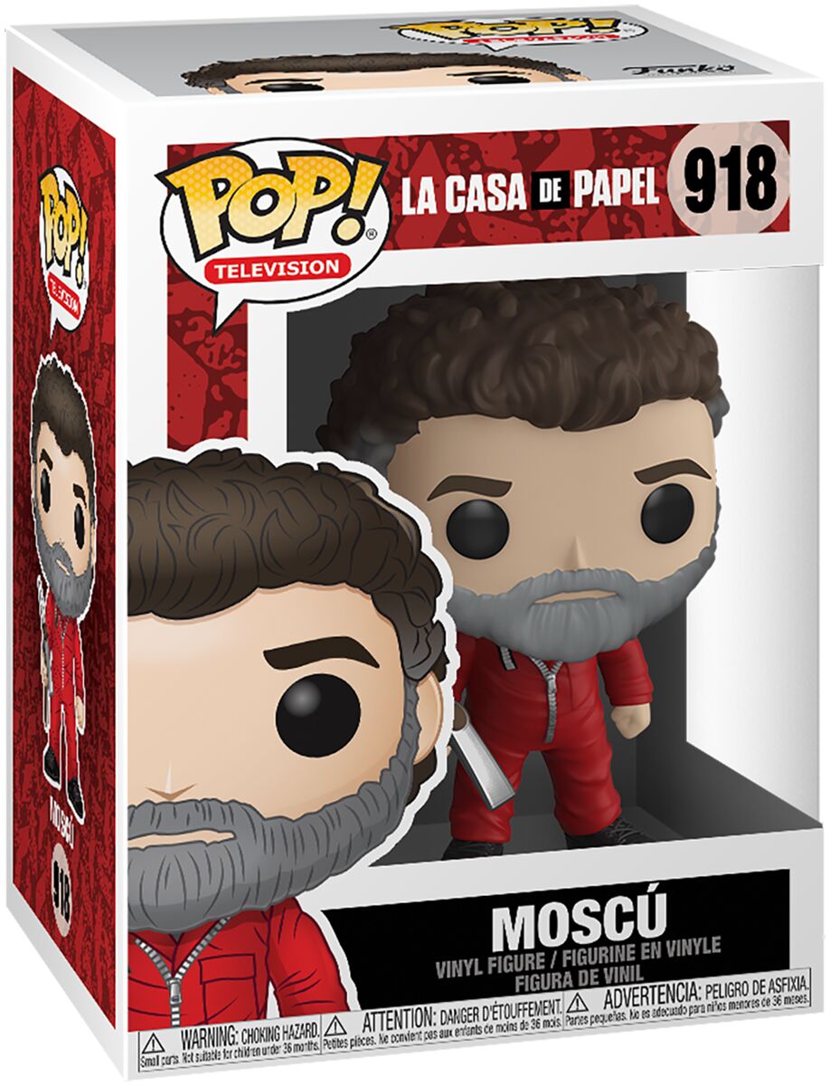 funko-moscu-918_7.jpg Funko Pop! Television La Casa di Carta - Moscu - 918 Vinyl Figure - immagine 1