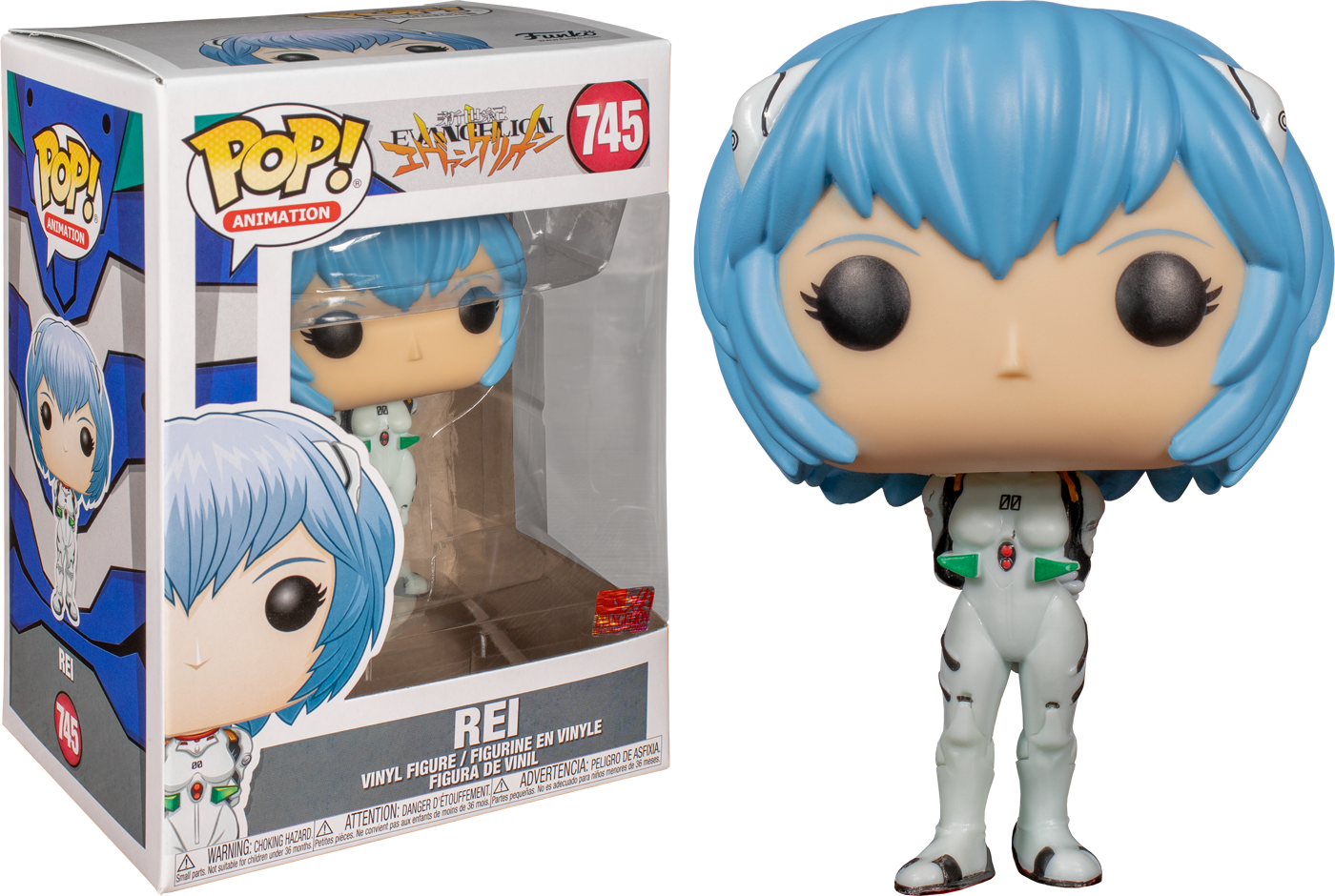 funko-rei-745_7.png Funko Pop! Animation Evangelion - Rei - 745 - immagine 1