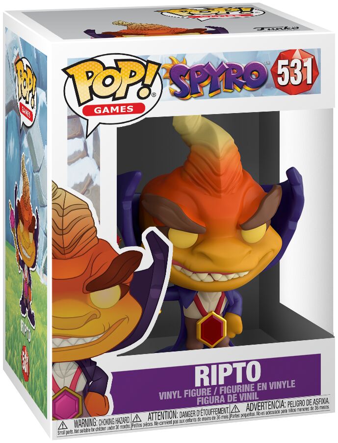 funko-ripto-531_7.jpg Funko Pop! Games Spyro - Ripto - 531 Vinyl Figure - immagine 1