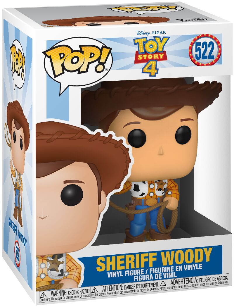 funko-woody-522_8.jpg Funko Pop! Disney Toy Story 4 - Sheriff Woody - 522 Vinyl Figure - immagine 1