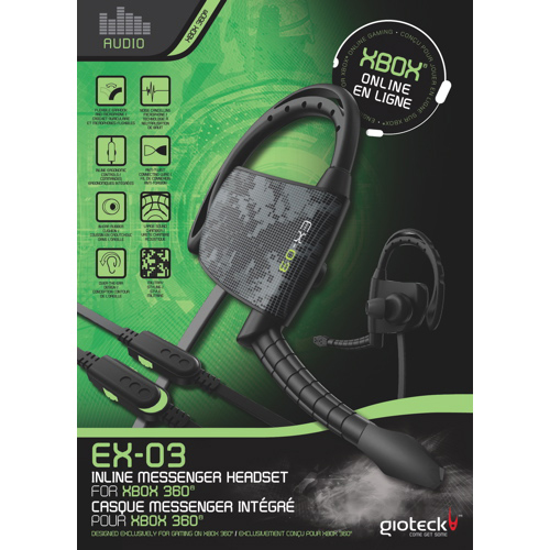 gioteck_wired_headset_x360_7.jpg Auricolare Headset EX-03 Gioteck (Xbox 360) - immagine 1