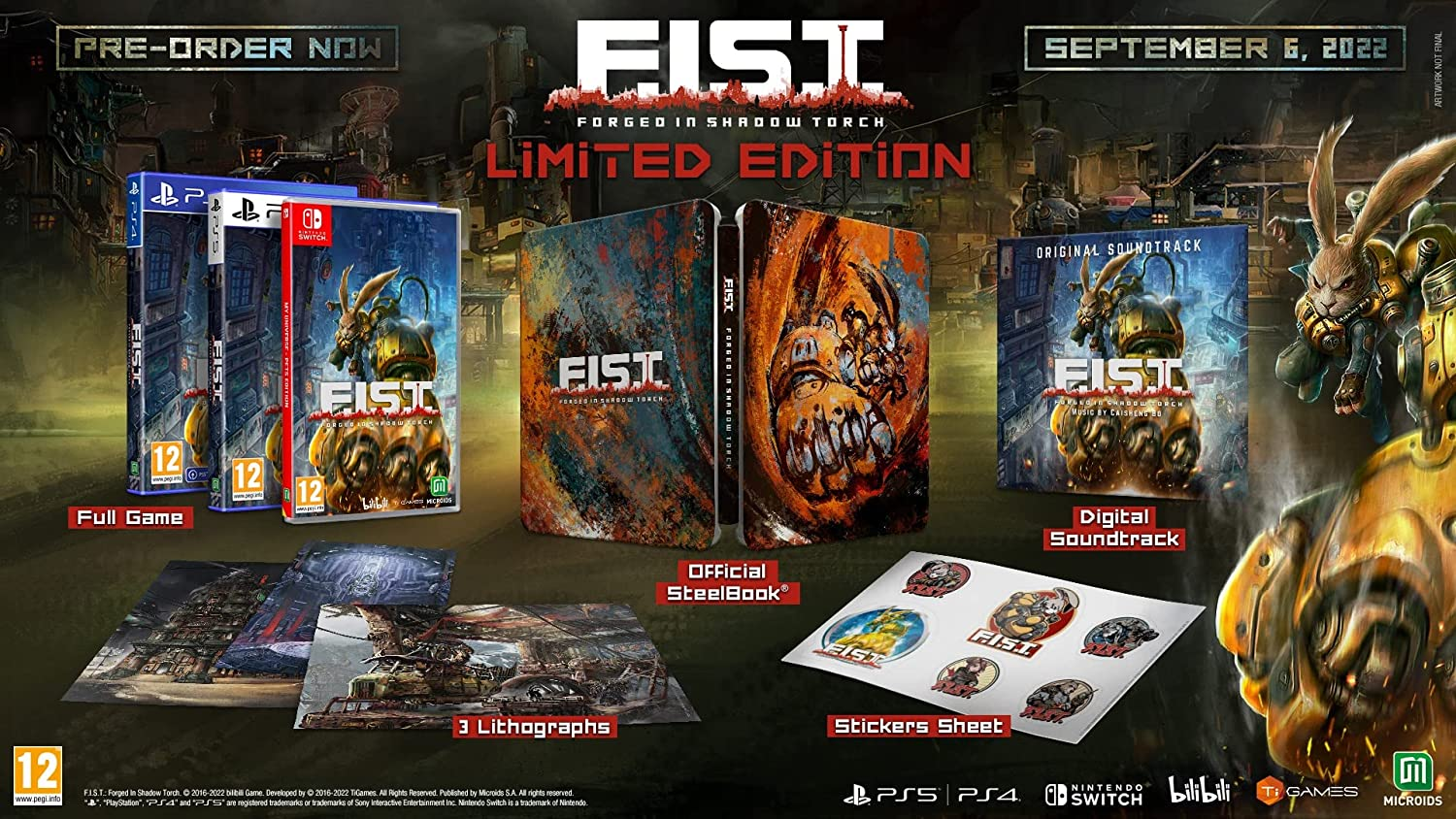 image_2022_09_07t09_46_52_525z.png F.I.S.T.: Forged In Shadow Torch - Limited Edition (Switch) - immagine 1