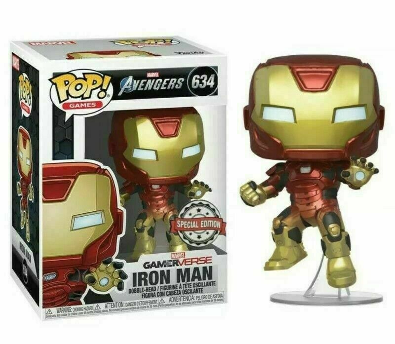 iron2_7.jpg Funko Pop! - Marvel Avengers - 634 LIMITED EDITION GAMERVERS IRON MAN - Special Edition - Bobble Head - immagine 1