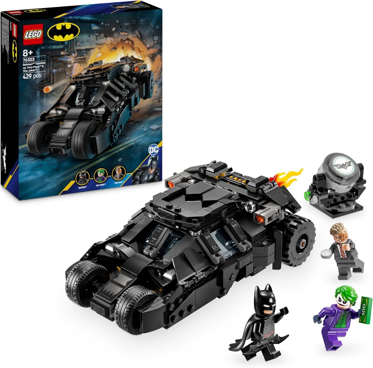 lego-batman-76303_3_.jpg LEGO - DC Tumbler di Batman contro Two-Face e The Joker - 76303 - immagine 1
