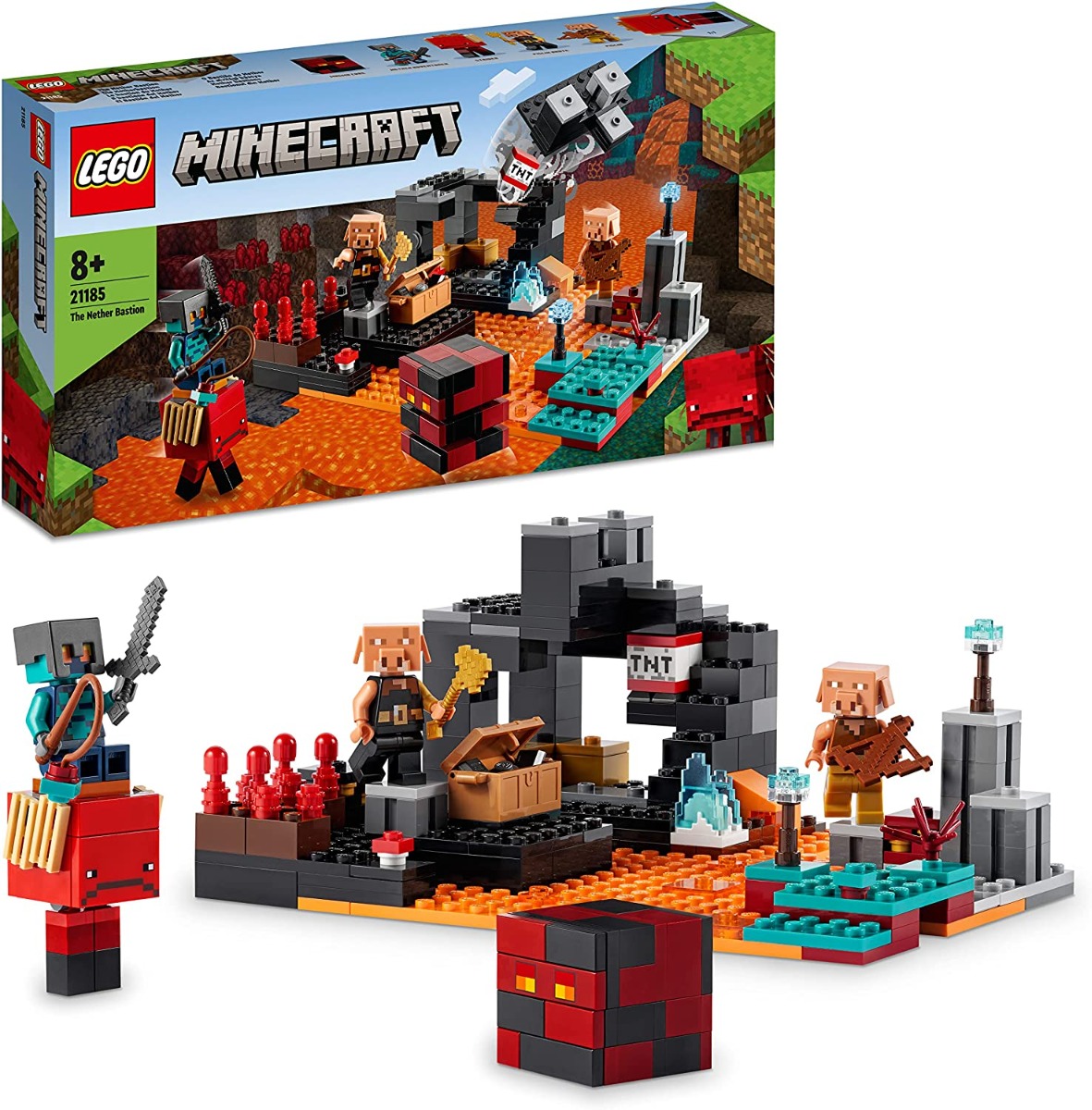 lego-minecraft-21185.jpg LEGO Minecraft - Il Bastione del Nether - 21185 - immagine 1