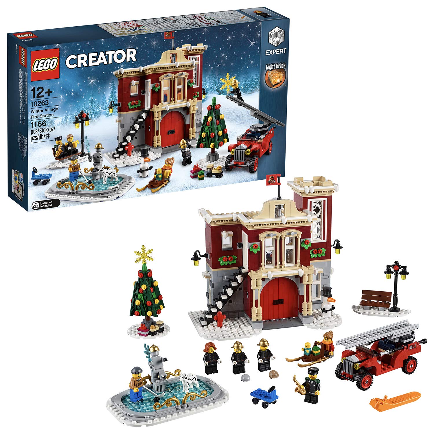 lego10263_7.jpg LEGO Creator - Caserma Dei Pompieri Del Villaggio Invernale - 10263 - immagine 1