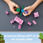 LEGO Minecraft - Maxi-figure Maiale e Baby Zombi - 21157 - immagine 4