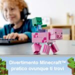 LEGO Minecraft - Maxi-figure Maiale e Baby Zombi - 21157 - immagine 6