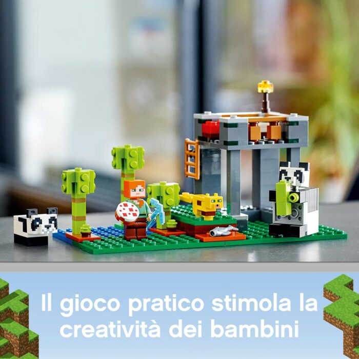 LEGO Minecraft - Lallevamento di Panda - 21158 - immagine 3