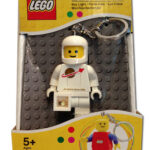 Portachiavi Key Light Lego Ufficiale con Luce a LED - Astronauta Bianco
