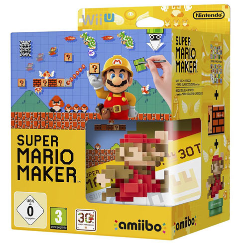 mario_maker_limited_wiiu_7.jpg Super Mario Maker + Artbook + Amiibo (Wii U) - immagine 1