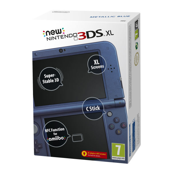 new_3ds_xl_blu_console_7.jpg Nintendo New 3DS XL Blu Metallizzato - Console - immagine 1