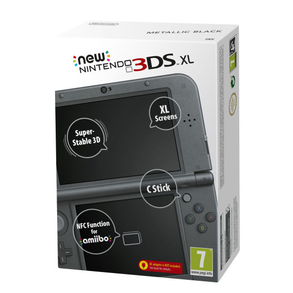new_3ds_xl_nero_console_7.jpg Nintendo New 3DS XL Nero Metallizzato - Console - immagine 1