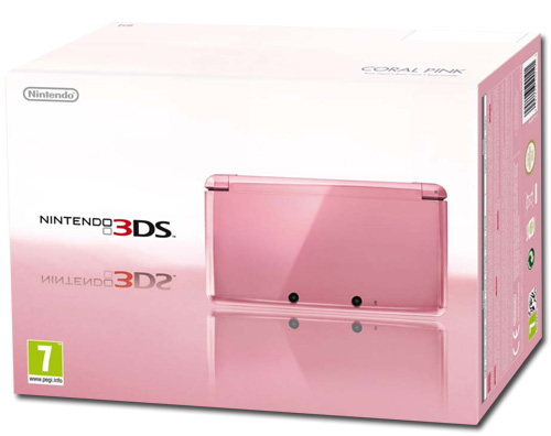 nintendo3ds_console_rosa_corallo_7.jpg Nintendo 3DS - Console Rosa Corallo (3DS) - immagine 1