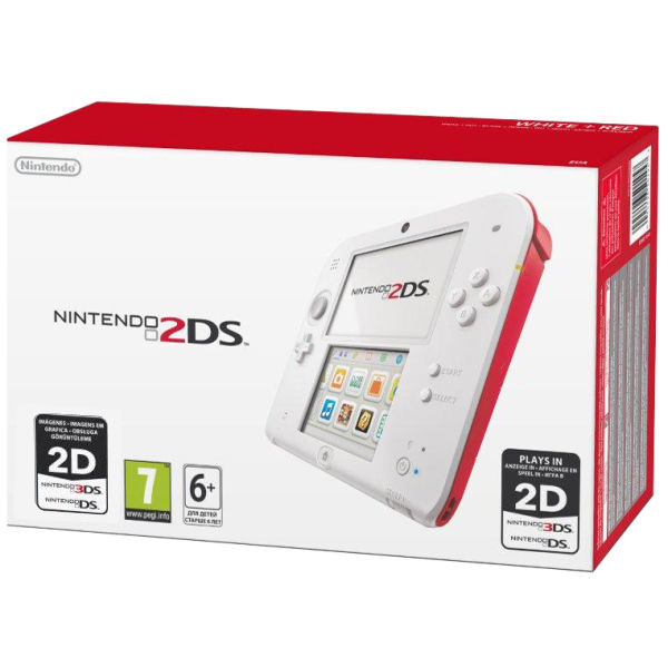 nintendo_2ds_console_rossa_bianca_7.jpg Nintendo 2DS – Console Colore: Bianco + Rosso - immagine 1