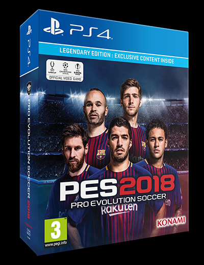 pes2018-copertina_9.jpg Pes 2018 - Legendary Edition (PS4) - immagine 1