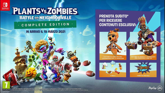 Plants vs Zombies: La Battaglia di Neighborville - Edizione Completa + Bonus OMAGGIO! (Switch) - immagine 2