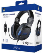 Cuffie Stereo Gaming Headset Titanio - BigBen Ufficali Sony (PS4/PC/MAC)