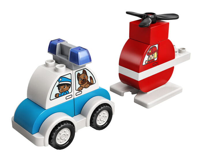 LEGO Duplo - Elicottero antincendio e Auto della polizia - 10957 - immagine 2