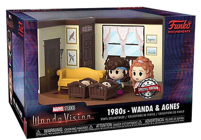 Funko Pop! Mini Moments - WandaVision Room '80 S - Wanda & Agnes - Special Edition - Vinyl Figure - immagine 2