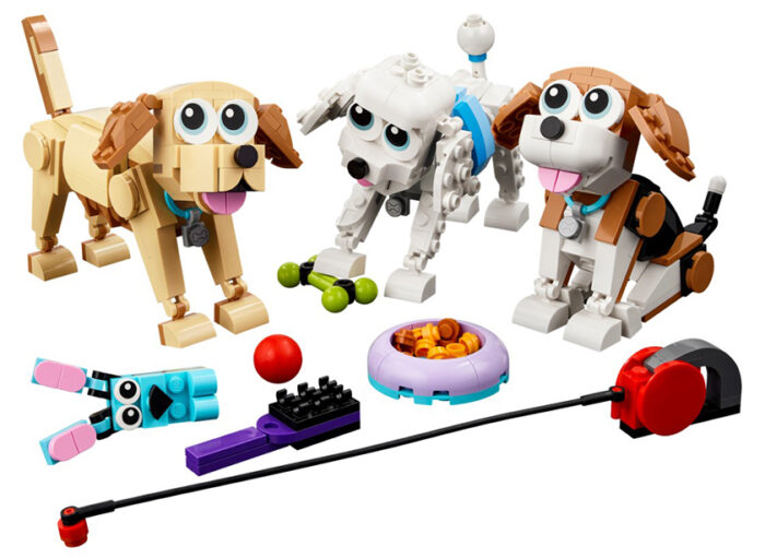 LEGO Creator 3 in 1 - Adorabili Cagnolinio - 31137 - immagine 2