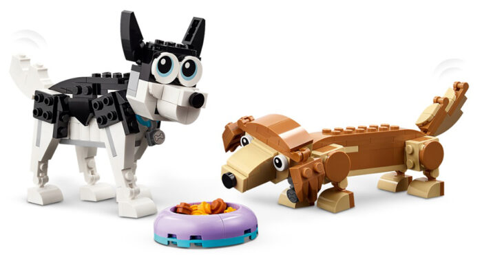 LEGO Creator 3 in 1 - Adorabili Cagnolinio - 31137 - immagine 4