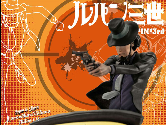 INFINITE Lupin III Lupin & Jigen su Fiat 500 Scala 1:18 - Action Figure - immagine 4