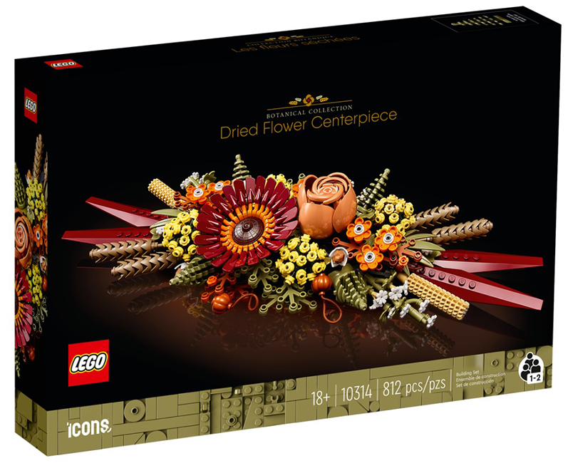 resize_img_6_25.jpg LEGO Icons - Centrotavola di Fiori Secchi - Botanical Collection - 10314 - immagine 1