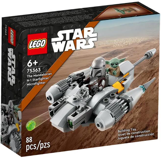 resize_img_8_32.jpg LEGO Star Wars - Starfighter N-1 del Mandaloriano Microfighter - 75363 - immagine 1
