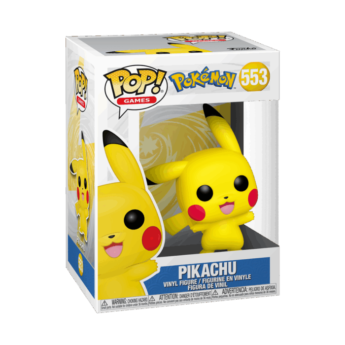Funko Pop! Games Pokemon - Pikachu - 553 - Vinyl Figure - immagine 3