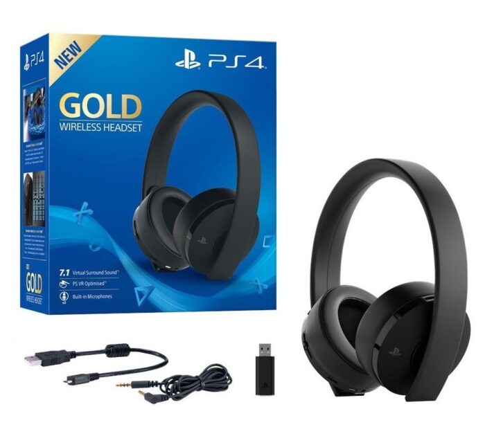 Sony Cuffie Gold Wireless Headset 7.1 (PS4) - immagine 2