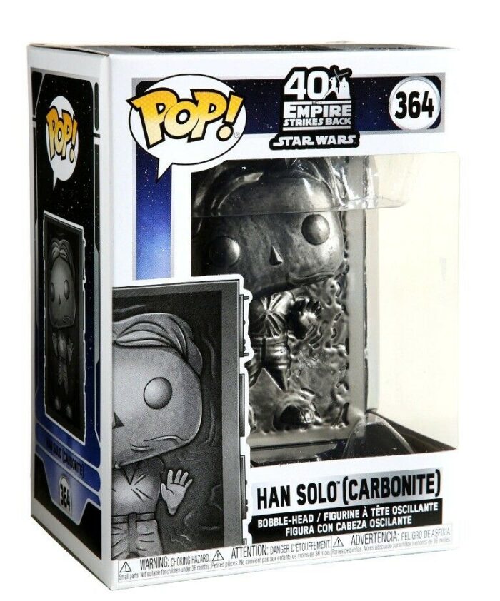 Funko Pop! Star Wars 40th Empire Strikes Back - Han Solo (Carbonite) - 364 - Vinyl Figure - immagine 4