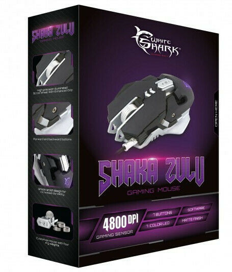 s-l1600_5_7_7.jpg Mouse Gaming Shaza Zulu - White Shark (PC) - immagine 1