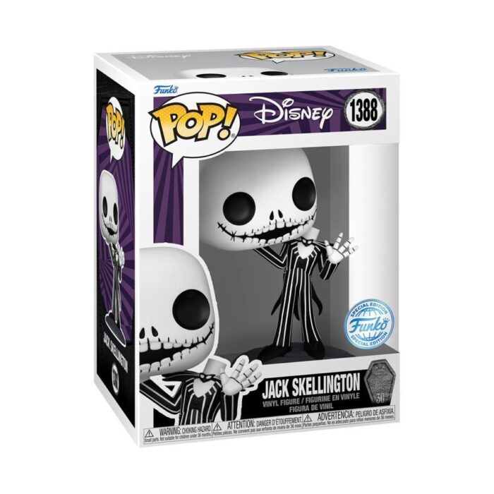Funko Pop! Disney The Nightmare Before Christmas - Jack Skellington - Special Edition - 1388 - Vinyl Figure - immagine 2