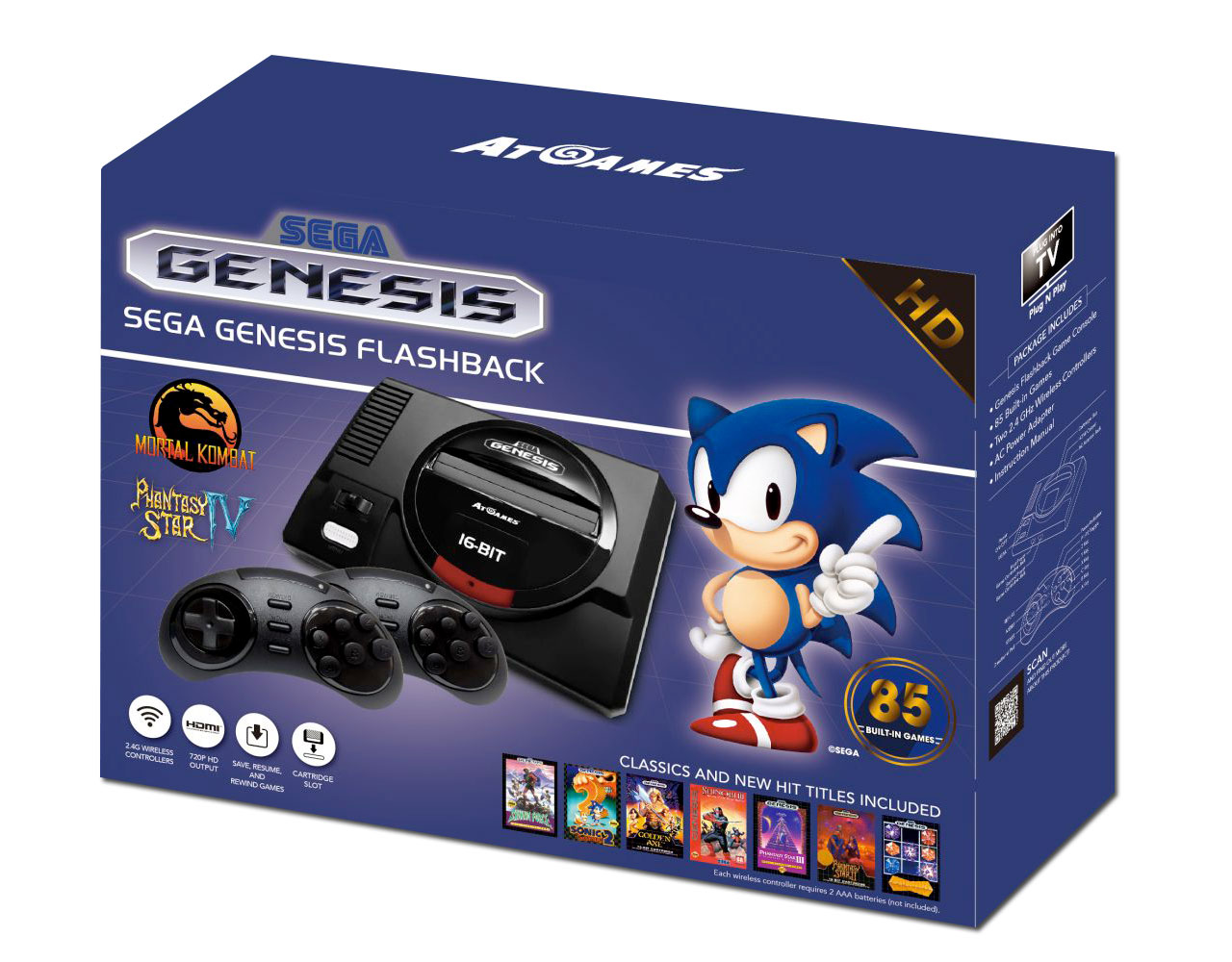 sega-mega-drive-mini_7.jpg Sega Mega Drive Mini HD - Console Replica - Sega Genesis Flashback - immagine 1