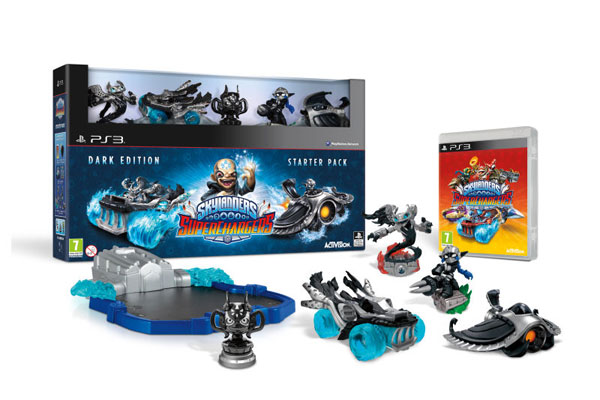 skylander_supercharges_dark_edition_ps3_7.jpg Skylanders SuperChargers Starter Pack - Dark Edition (PS3) - immagine 1