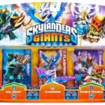 Set di 3 Personaggi Skylanders Giants - Flashwing + Gill Grunt + Double Trouble