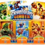 Set di 3 Personaggi Skylanders Giants - Prism Break + Lighting Rod + Drill Sergeant