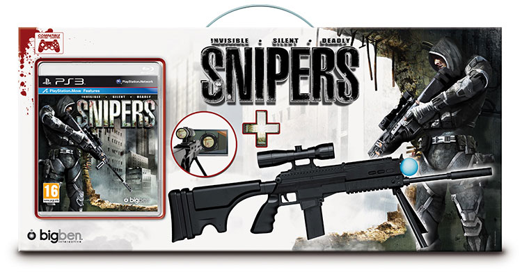 snipers_bundle_fucile_ps3_7.jpg Snipers + Fucile Nero (PS3) - immagine 1