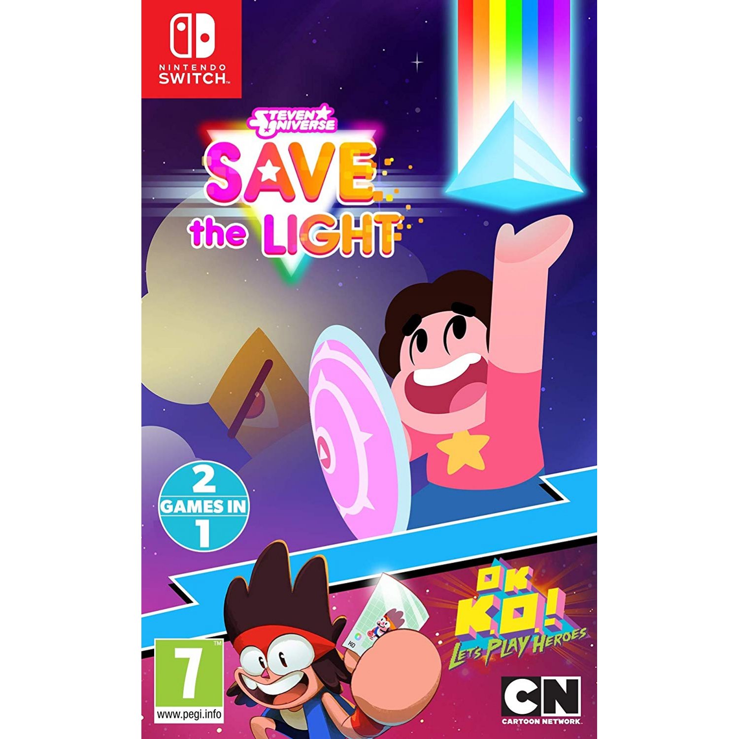 steven-universe-save-the-light-ok-k-o-lets-play-heroes-2-games-569971.7_7.jpg Steven Universe: Save the Light / OK K.O.! Lets Play Heroes (Switch) - immagine 1