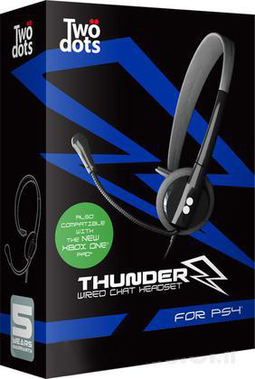 thunder_cuffie_ps4_9.jpg Cuffie Thunder Two Dots - Chat Headset (PS4) - immagine 1