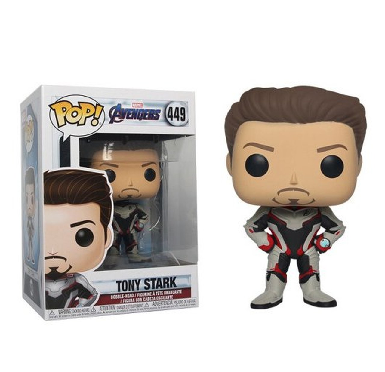 tonystark-449_7.jpg Funko Pop! Marvel Avengers - Tony Stark - 449 Bobble Head - immagine 1