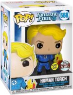 Funko Pop! - Fantastic Four - 568 HUMAN TORCH - GLOWS IN THE DARK - Speciality Series - Bobble Head