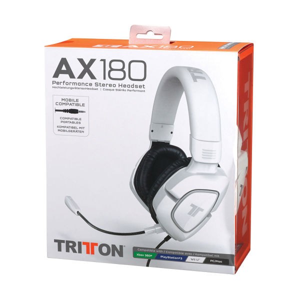 tritton_ax_180_ps4_7.jpg Cuffie Headset Stereo Tritton AX180 - Colore Bianco (PS3 - PS4 - Xbox 360 - WiiU - PC - Mac) - immagine 1