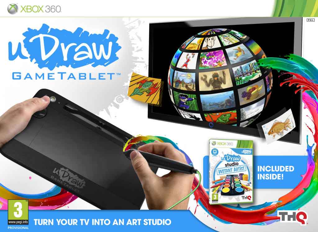 udraw_hd_subito_artista_xbox360_7.jpg uDraw Tavoletta Grafica HD: E Sei Subito Artista (Xbox 360) - immagine 1